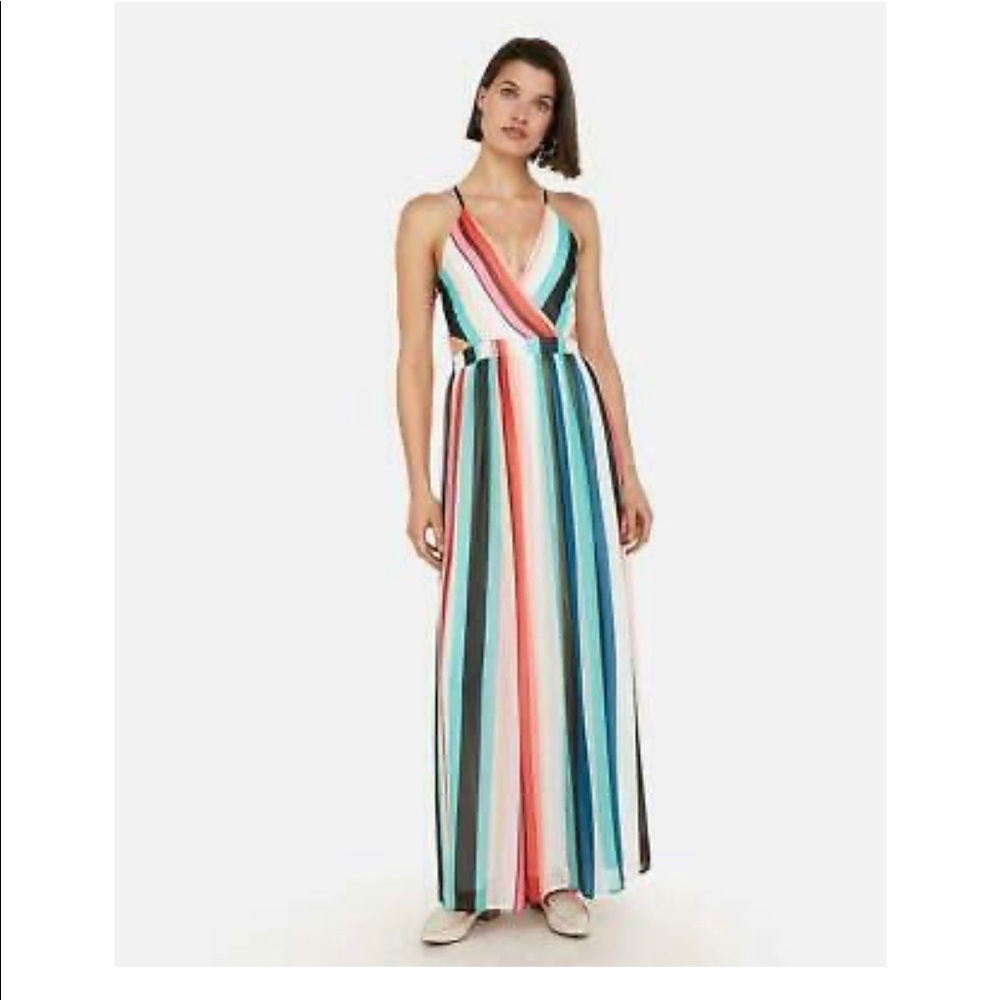Express chiffon long maxi dress